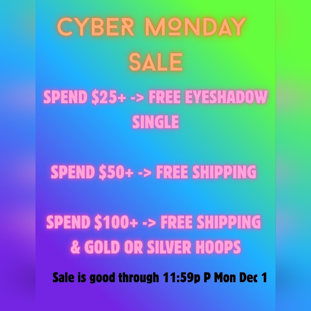 CYBER MONDAY SALE!!